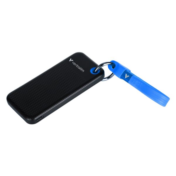 Pocket SSD Portachiavi con Attacco per Cavo USB-C™ 1TB Nero Blu - immagine 10