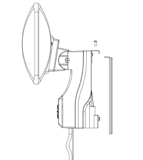 Stufetta da Parete al Quarzo per Interno Esterno IP24 2400W - immagine 8