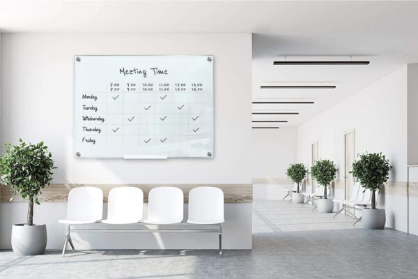 Lavagna Magnetica in Vetro Bianco 88x120 cm - immagine 9
