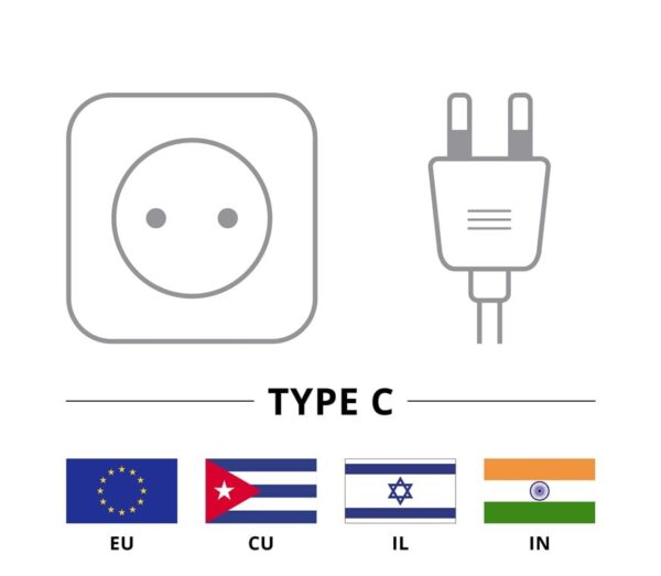 Caricatore USB 1A 5W Compatto Spina Europea Nero - immagine 9