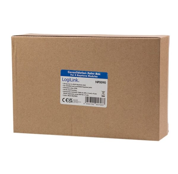 Box di Distribuzione 4 Porte Nero - immagine 9