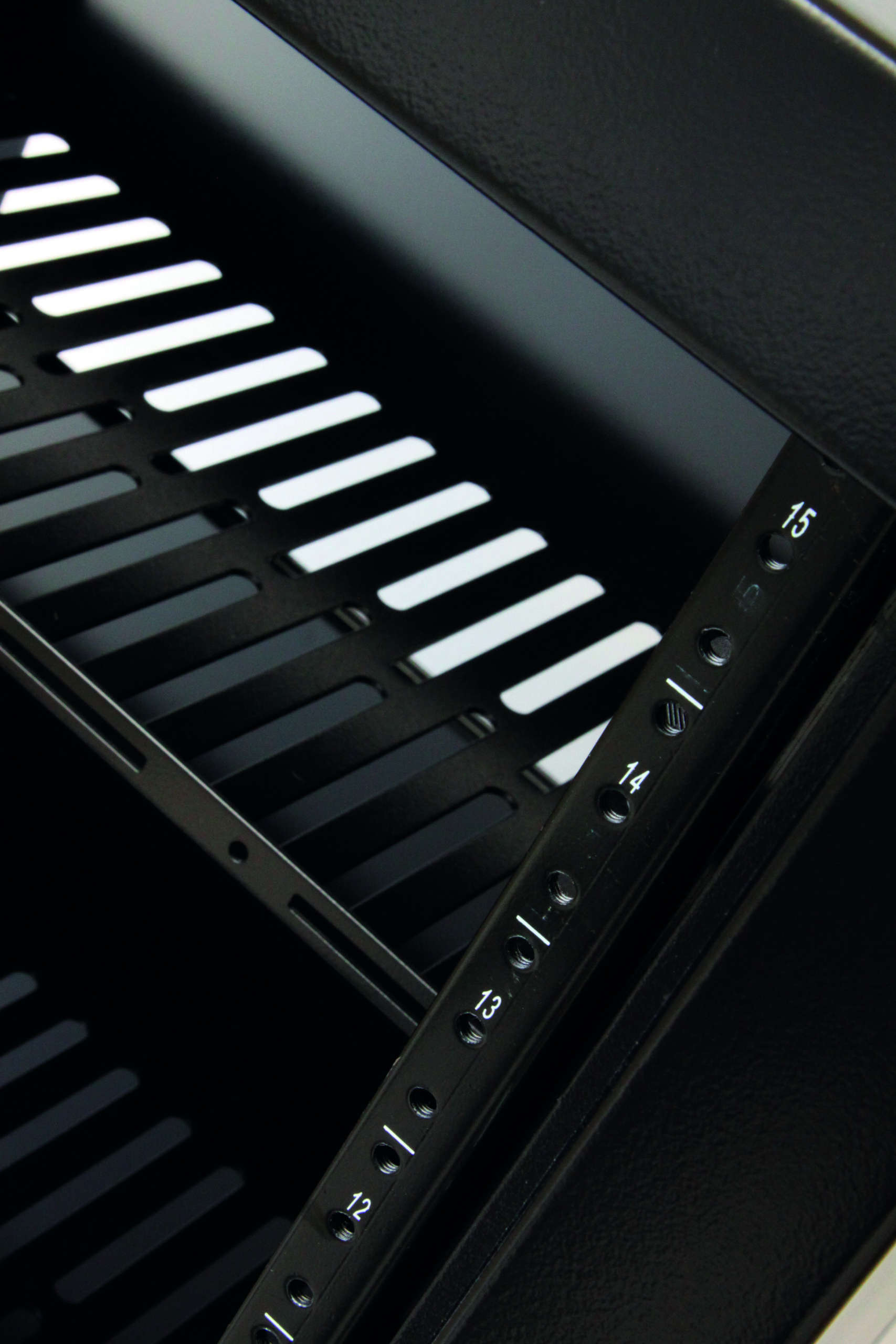 Armadio Rack 19'' 600x600 15U per Audio Video Nero - immagine 9