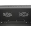 Armadio Rack 19'' a muro 15 unità sezione unica prof. 600mm Nero - immagine 10