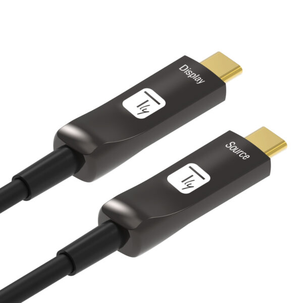 Cavo Audio/Video Ottico Attivo USB-C™ M/M AOC Fibra Ottica 4K 20m - immagine 8