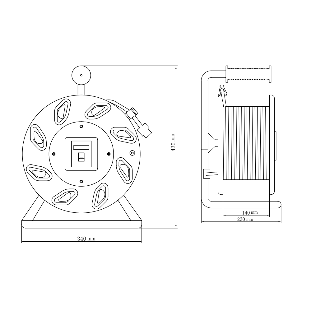 Cavo Patch Cat6A Plug RJ45 S/FTP LSZH con Avvolgicavo 60m Arancione - immagine 10