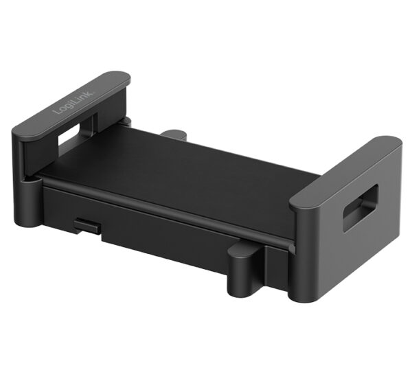 Supporto a Pinza VESA 75x75 per Smartphone e Tablet 4,7''-15'' 1kg max. Nero - immagine 9