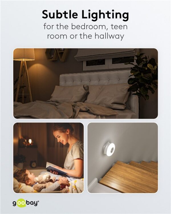 Luce Notturna a 3 LED Plug-In con Sensore Crepuscolare Bianco Freddo - immagine 9
