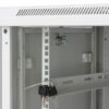 Armadio Rack 19'' a muro 15 unità sezione unica prof. 600mm Grigio - immagine 10
