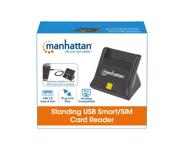 Lettore di Schede Smart SIM Desktop Nero - immagine 9