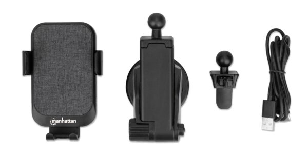 Caricatore rapido da Auto Wireless 10W doppio aggancio e sensore touch - immagine 9