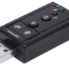 Scheda Audio Stereo USB 2.0 Virtual 7.1 Canali - immagine 7