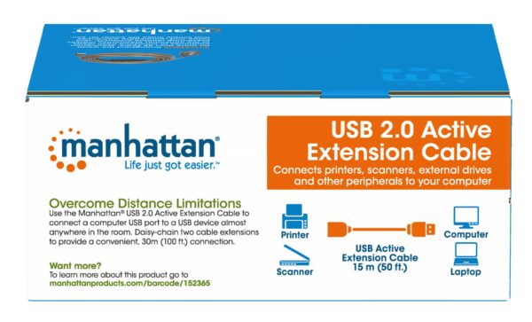 Cavo Prolunga Attivo USB 2.0 Hi-Speed 15 mt - immagine 9