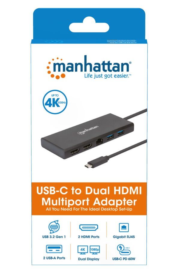 Adattatore USB-C™ SuperSpeed Multiporta a Doppia Porta HDMI - immagine 9