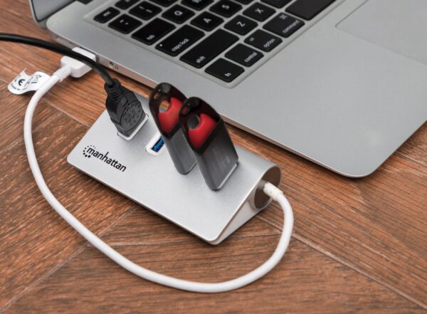 Hub USB3.0 4 porte Silver - immagine 9