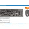 Set Tastiera Wireless e Mouse Ottico Layout Italiano - immagine 9