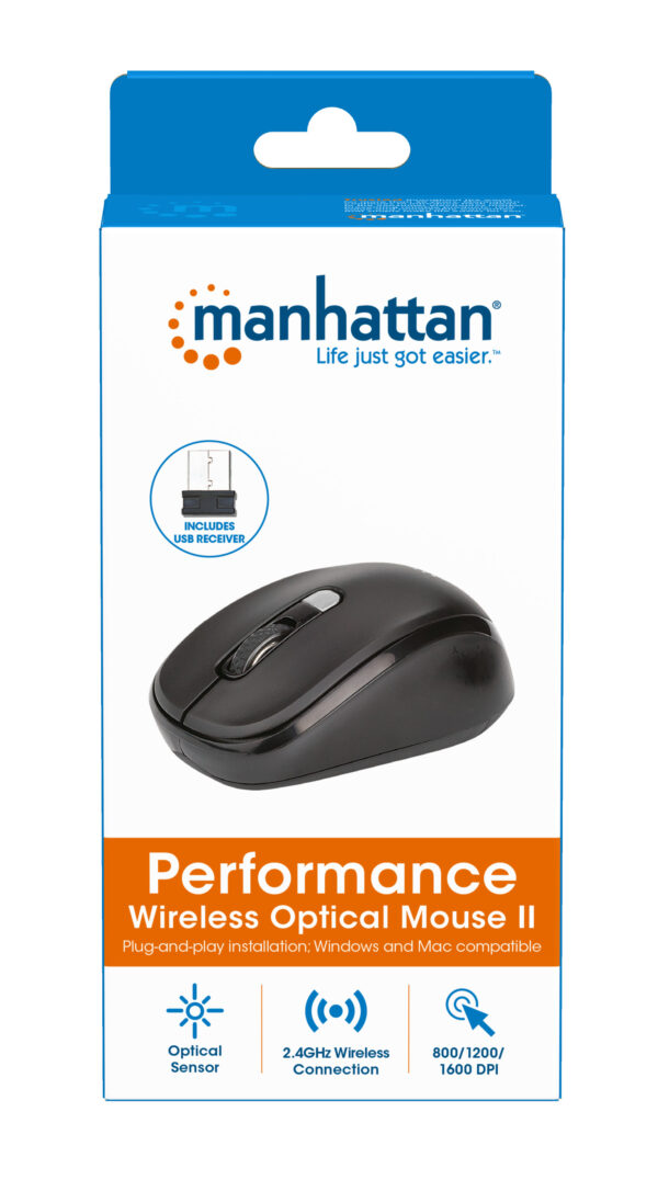 Mouse Ottico Wireless Performance II Nero - immagine 9