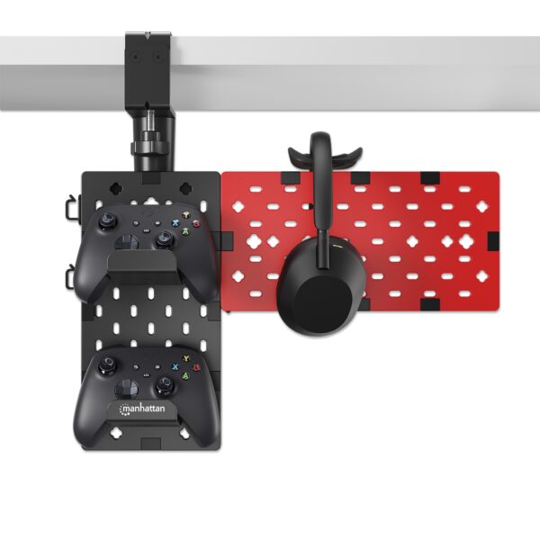 Organizer da Scrivania con Pannello Forato e Supporto per Accessori - immagine 9