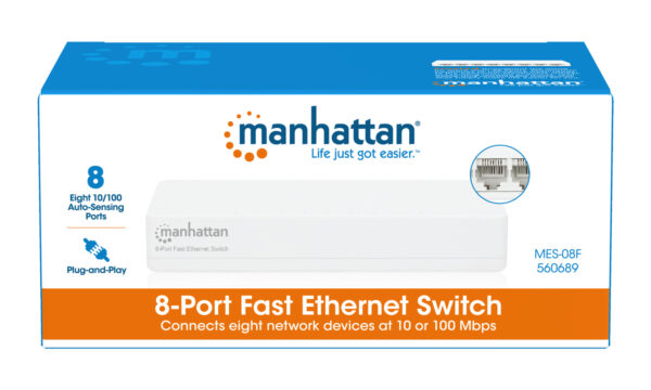 Switch 8 porte 10/100Mbps Fast Ethernet - immagine 9