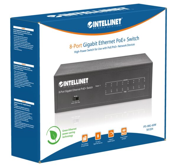 Switch Gigabit Ethernet 8 Porte PoE+ - immagine 9