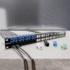 Frutto Keystone Slim Cat.6 per Cavo Rigido con Supporto Punch-Down 25 pz Blu - immagine 8