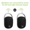 Mini Altoparlante Wireless BT V5.3 Speaker Luce LED Vivavoce TF USB Nero - immagine 9