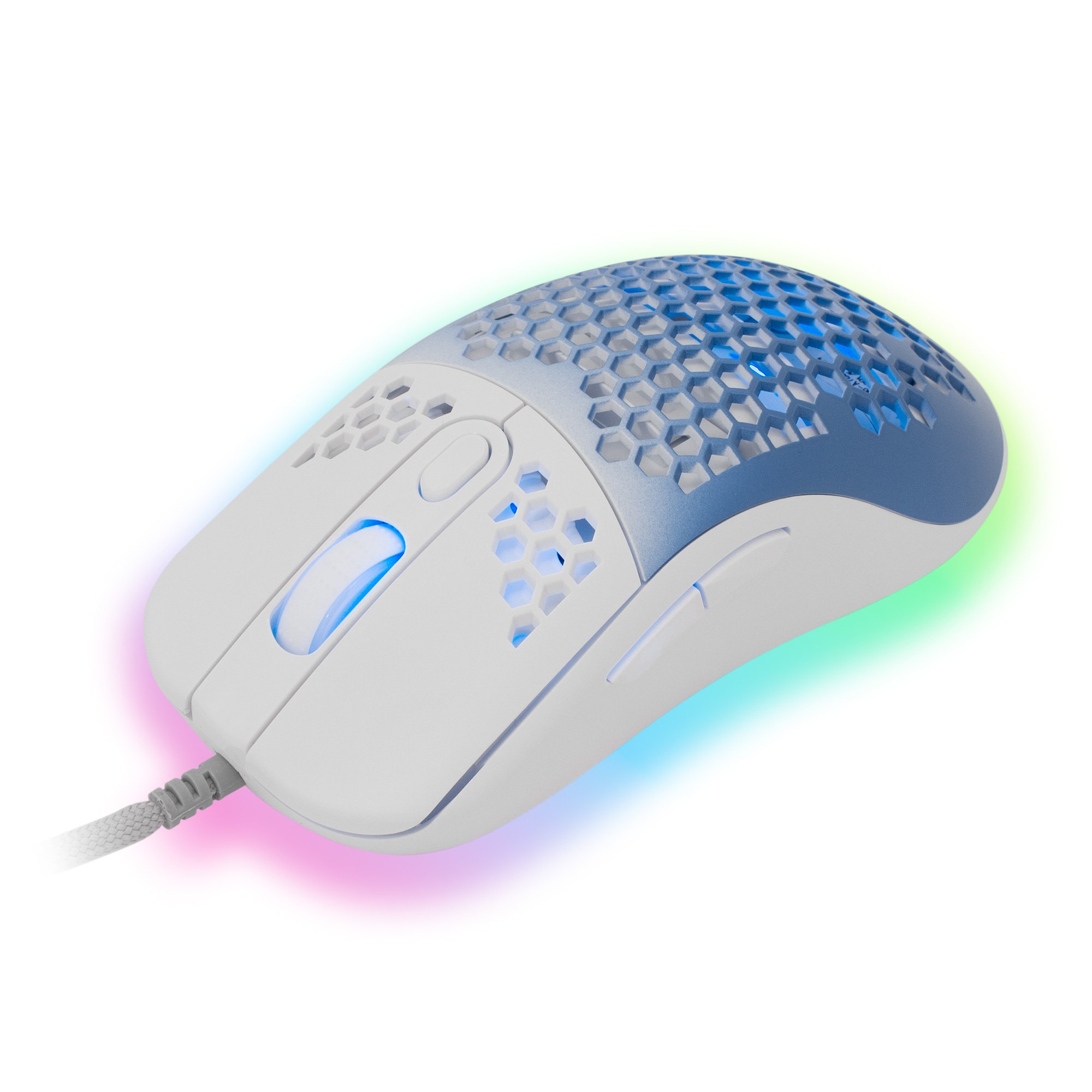 Mouse Ottico USB 7200dpi a 6 Tasti RGB con Tappetino Mousepad 30x25 - immagine 9