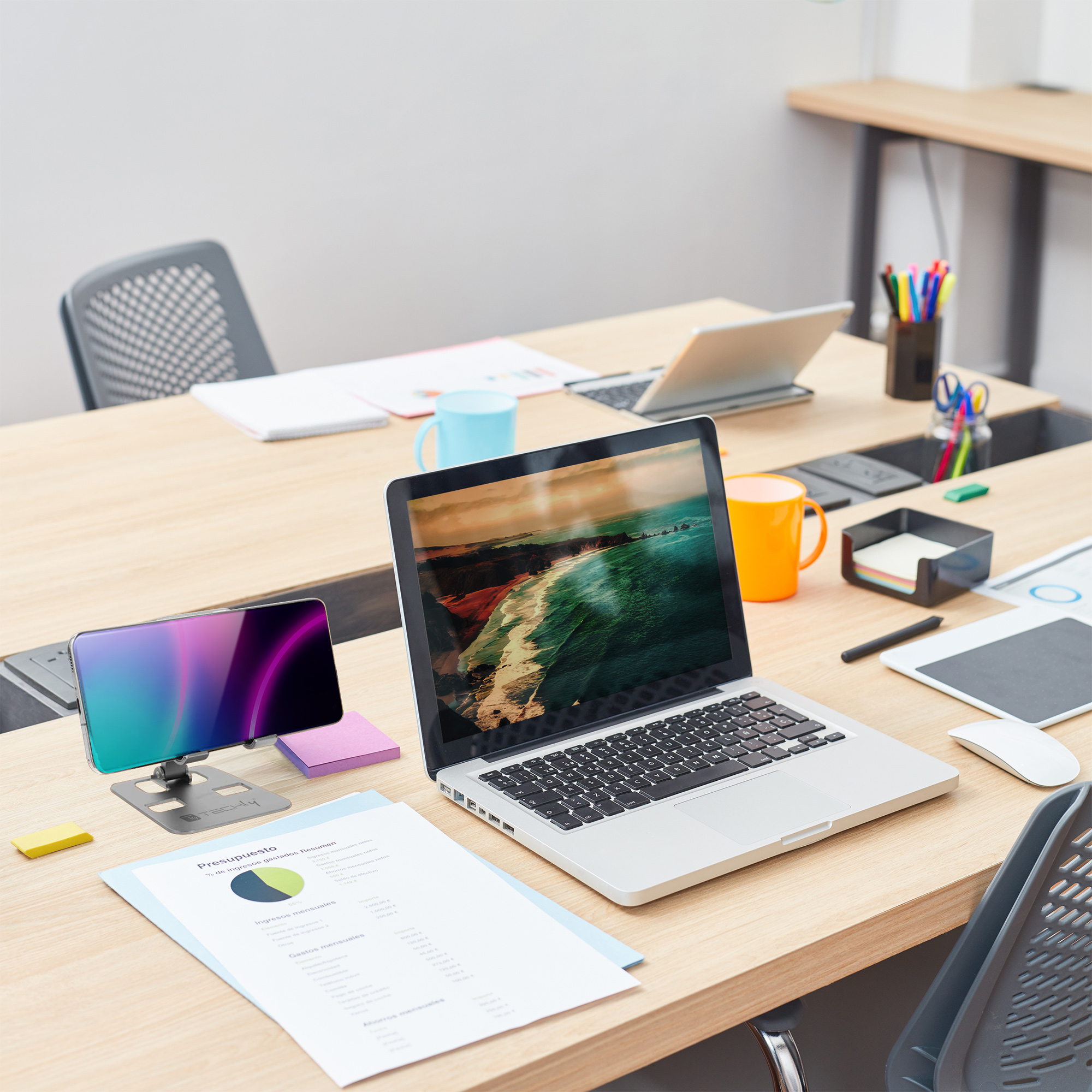 Supporto Universale Porta Smartphone e Tablet Regolabile e Pieghevole - immagine 8