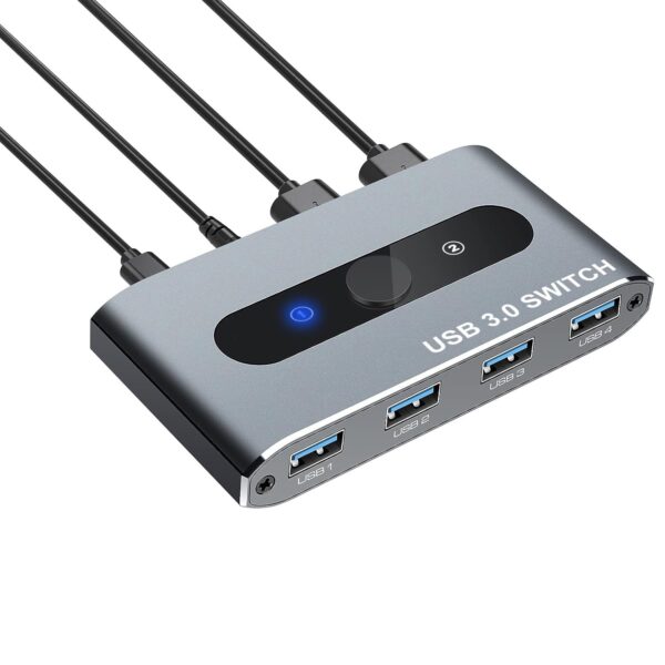 Switch USB 3.0 per 2 PC in 4 out - immagine 9