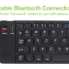 Tastiera Pieghevole Bluetooth USB per Tablet Smartphone - immagine 9