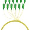 Pigtail Fibra Ottica Monomodale OS2 SC/APC G657A2 2m Giallo