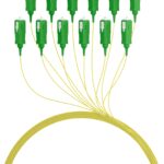Pigtail Fibra Ottica Monomodale OS2 SC/APC G657A2 2m Giallo