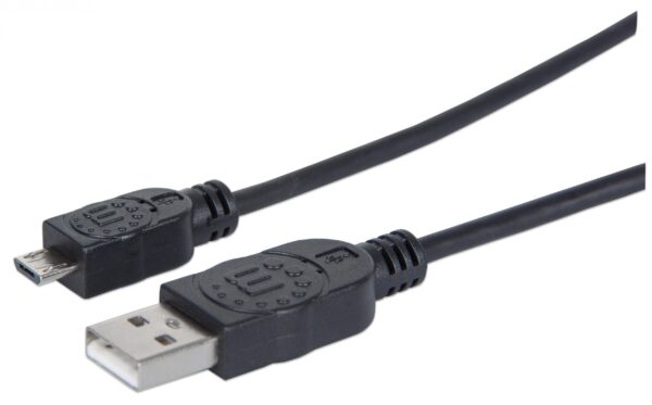 Cavo USB 2.0 A maschio/Micro B maschio 0,5m Nero