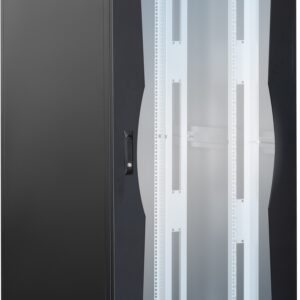 Armadio NetRack 19'' 800x1000 42 Unità Nero Pannello Grigliato da Assemblare
