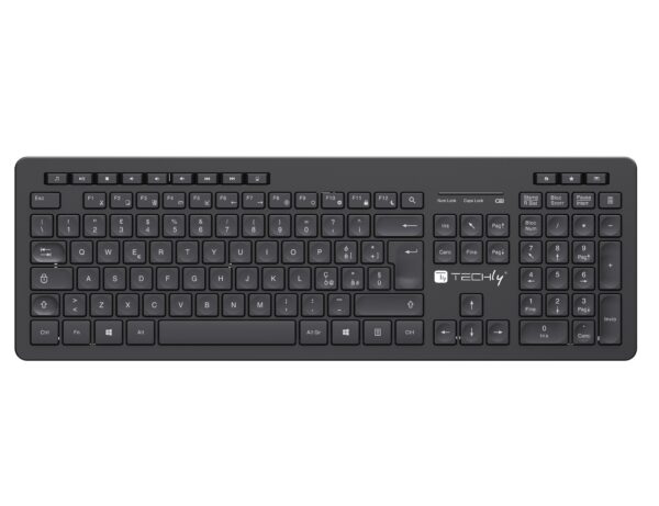 Tastiera Wireless 2,4GHz Silenziosa Layout Italiano
