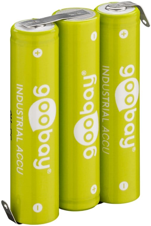 Batterie Ricaricabili NiMH 3xAAA HR3 800 mAh 3.6V a Saldare