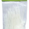 Fascette Fermacavi 100x2,5mm con Targhetta 25x8mm 100 pz Bianco - immagine 2
