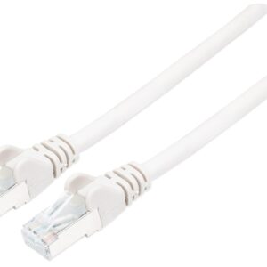 Cavo Patch Cat.7 Plug RJ45 6A S/FTP LSZH 0,5m Bianco