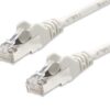 Cavo di rete Patch in Rame Schermato Cat. 5e Bianco F/UTP 2 m
