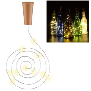 Strip 10 LED con Timer Bianco Caldo per Bottiglia