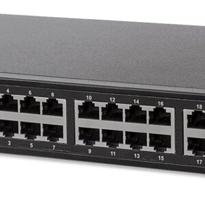 Switch 24 porte Web-Managed Gigabit Ethernet con 2 porte SFP