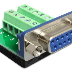 Adattatore DB9 pin Femmina Terminal Block 10 pin