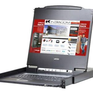 Console  KVM Switch DVI USB LCD 17.3'' Full HD da rack 19'', CL6700MW