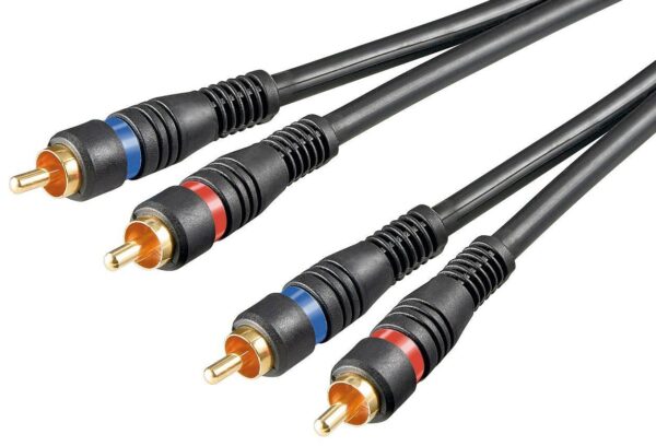 Cavo Audio 2RCA M/M 10mt Alta qualità