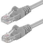 Cavo di rete Patch CCA Cat. 5e Grigio UTP 1m Bulk