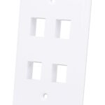 Placca Porta Frutti 4 Posti Mod.503 Bianco