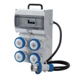 Quadro Elettrico KEY BOX 2 ASC IP65 4 prese 2P+T 16A Cavo 1,5m 3kW