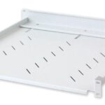 Mensola per Rack 19'' 600 mm 2U Grigia 4 punti