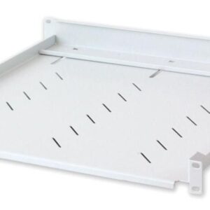 Mensola per Rack 19'' 600 mm 2U Grigia 4 punti