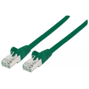 Cavo di rete Patch in rame Cat. 6A Verde SFTP LSZH 0,25m