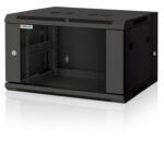 Armadio Rack 19'' a muro 9 unità due sezioni Nero